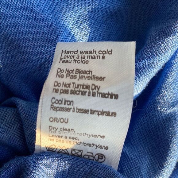 NEW ROSEMARINE SILK BLAND MADE IN ITALY SPAGHETTI STRIP LONG Dress SIZE S ROSEMA - Picture 8 of 8